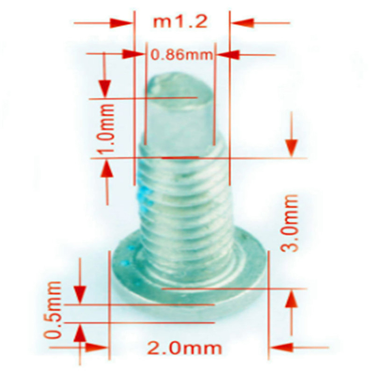 M1.4~M2 zvjezdasti peterokutni vodootporni vijak s torx glavom za iPhone M1.4~M2 zvjezdasti peterokutni vodootporni vijak s torx glavom za iPhone