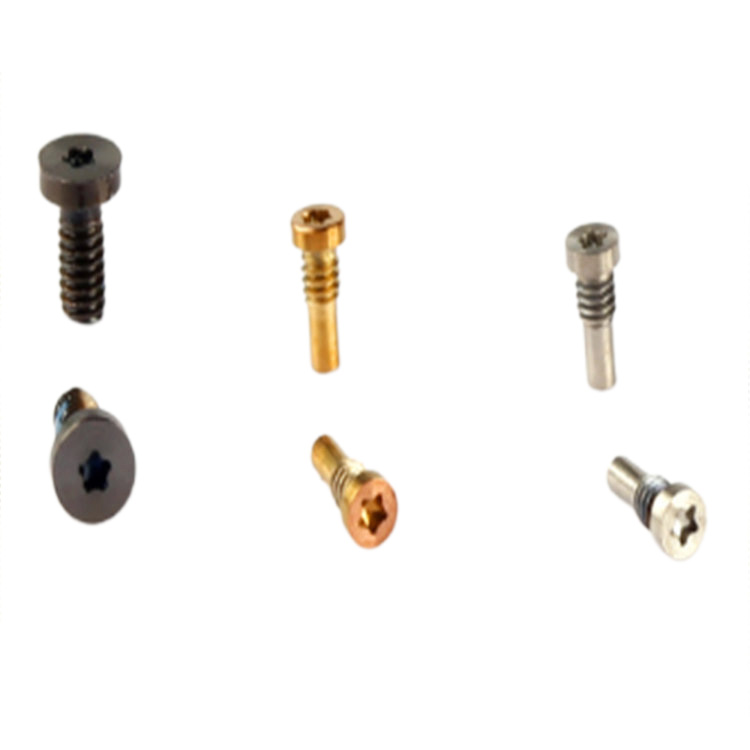 OEM m1.6 zlatna niska ravna glava t5 t6 torx naočale mali vijak