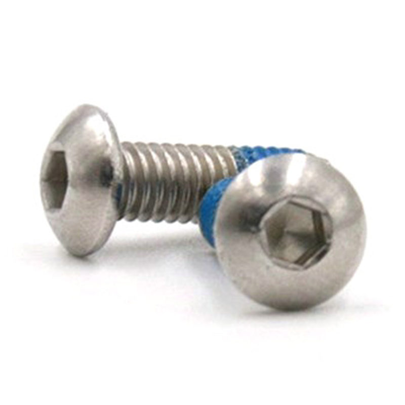 Mali mikro vijak s utičnicom s gumbastom glavom M3X6 s najlonskom zakrpom Mali mikro vijak s utičnicom s gumbastom glavom M3X6 s najlonskom zakrpom