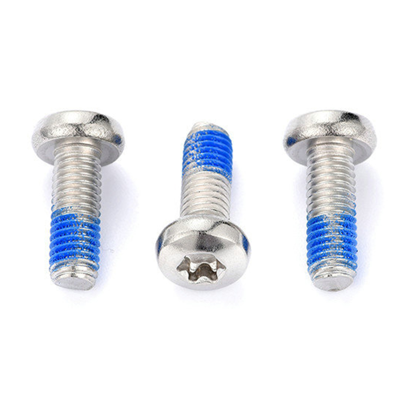 M3 torx strojni vijak s okruglom glavom i najlonskom zakrpom M3 torx strojni vijak s okruglom glavom i najlonskom zakrpom