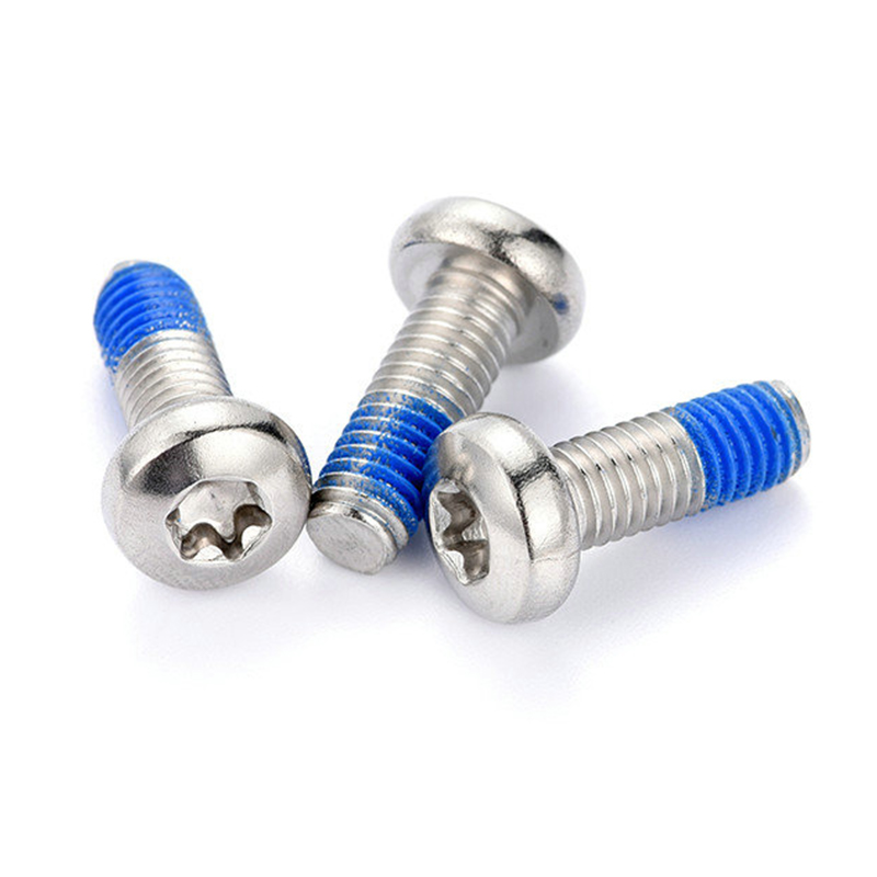 M3 torx strojni vijak s okruglom glavom i najlonskom zakrpom M3 torx strojni vijak s okruglom glavom i najlonskom zakrpom